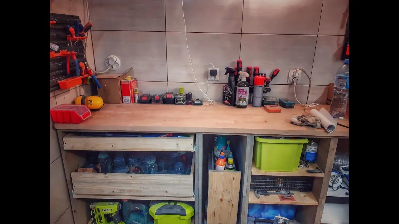 Jak zrobić szuflady do stołu warsztatowego – unikaj najczęstszych błędów